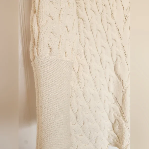 Free People New Cream Turtleneck Sweater Dress. Size S/M. KNIT - Picture 7 of 13